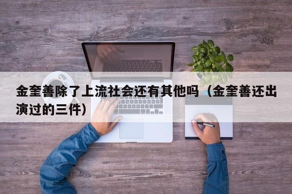 金奎善除了上流社会还有其他吗（金奎善还出演过的三件）