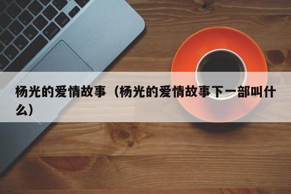 杨光的爱情故事(杨光的爱情故事下一部叫什么)