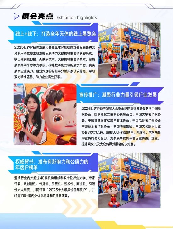 展位招募！2025世界IP经济发展大会暨全球IP授权博览会将于5月举行